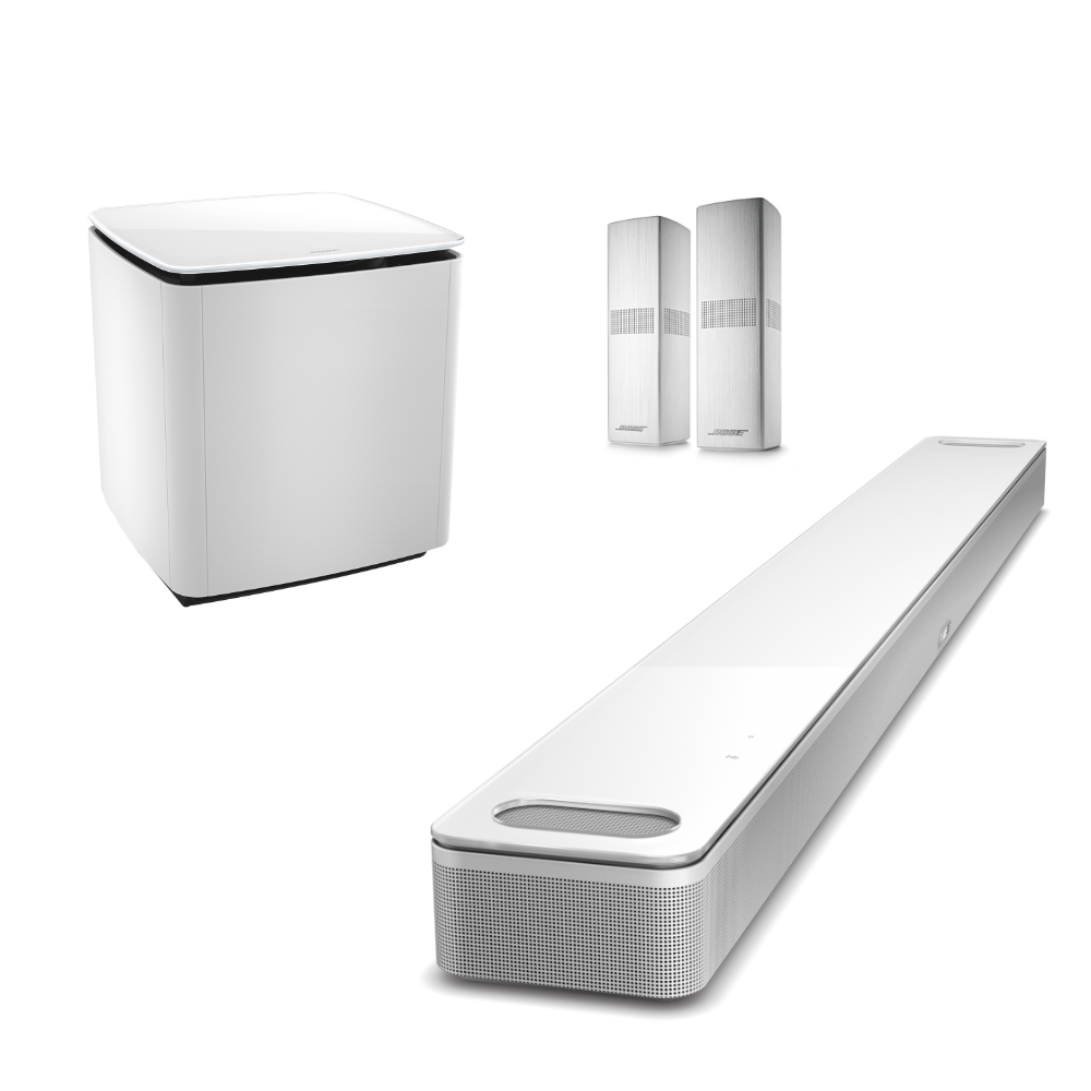 Ultra Premium Bundle – Bose Smart Ultra Soundbar, Subwoofer, and Pair of Surround Speakers Ultra Premium Bundle – Bose Smart Ultra Soundbar, Subwoofer, and Pair of Surround Speakers